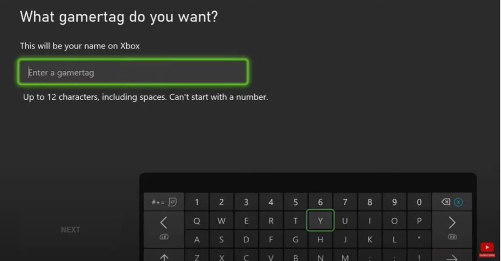 Xbox Series X Gamertag