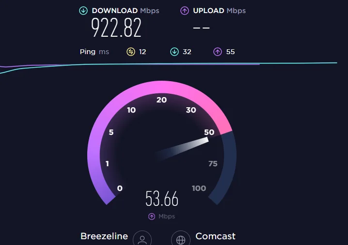 Breezeline Internet Speed Test