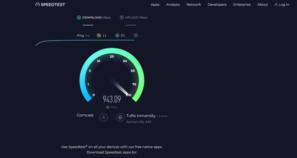 Xfinity Internet Speed